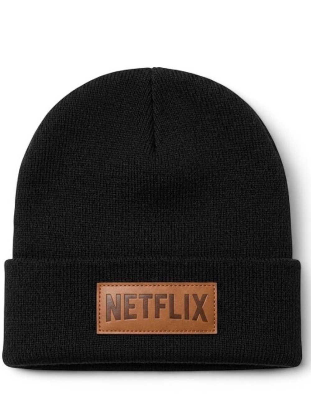 NWOT Netflix Black Beanie